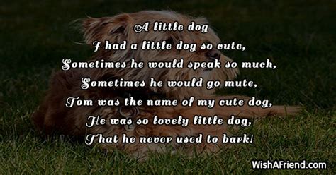 Funny Dog Poems