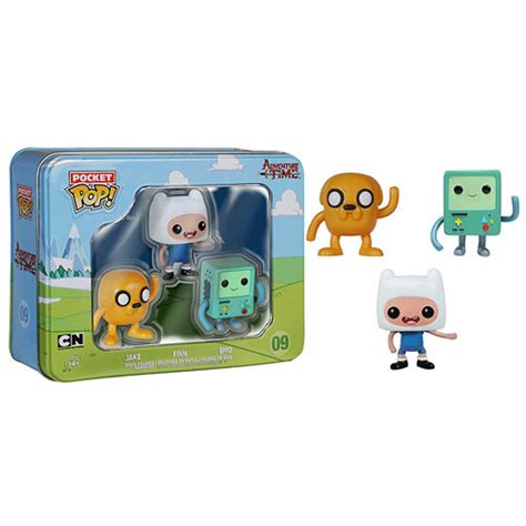 Funko Adventure Time Pocket Pop! Mini Vinyl Figure 3-Pack Tin