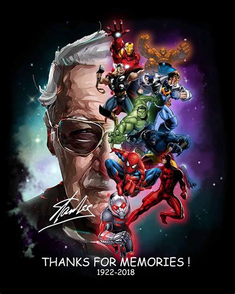 Stan Lee Memories We Will All Enjoy Poster Without Frame | Marvel superheroes, Marvel superhero ...