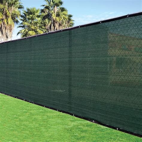 Buy 6' x 50' 3rd Gen Olive Dark Green Fence Privacy Screen Windscreen Shade Fabric Mesh Netting ...