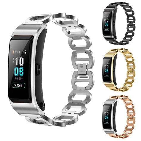 Watch Strap Bands Fitness Stainless Steel Watch Band for Huawei B5 GDeals-in Smart Accessories ...