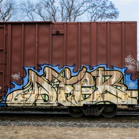 Freight Train Graffiti - Katrina Olson