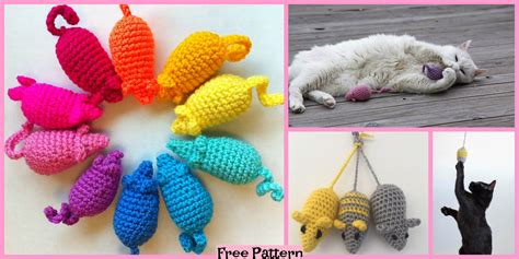 Crochet Mouse Toys for Cat - Free Patterns - DIY 4 EVER