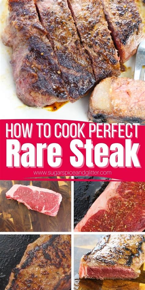 How to Cook a Rare Steak (with Video) ⋆ Sugar, Spice and Glitter