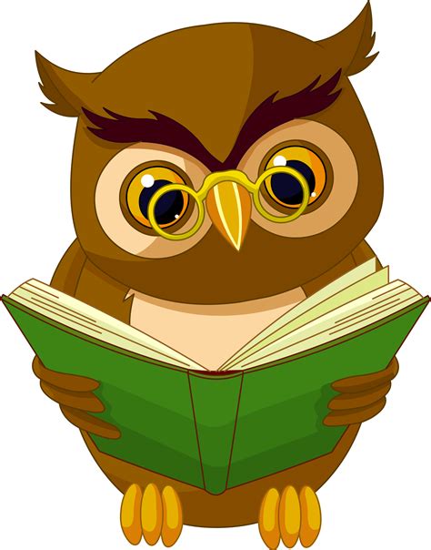 Free Owl And Book Clip Art - ClipArt Best