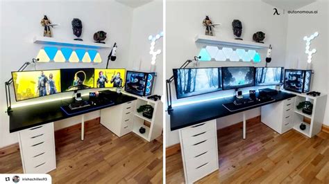 15+ Easy DIY Gaming Desk Ideas for Streamers & Gamers | Diy computer desk, Diy pc desk, Gaming ...