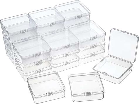 Amazon.com: plastic box hinged lid