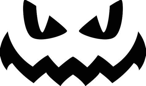 Halloween Pumpkin Face Evil Grin Horror Symbol Ripe Haunting Evil Vector, Ripe, Haunting, Evil ...