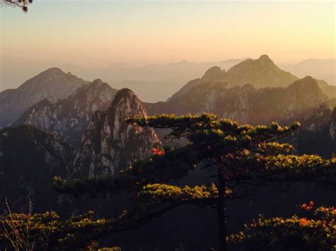 Sunrise in Huangshan China Taken from my phone - Photorator