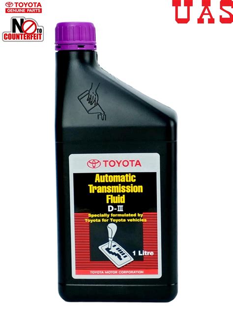 TOYOTA Automatic Transmission Fluid (ATF) D-III (D3) 1 Litre 08886-1LDX3