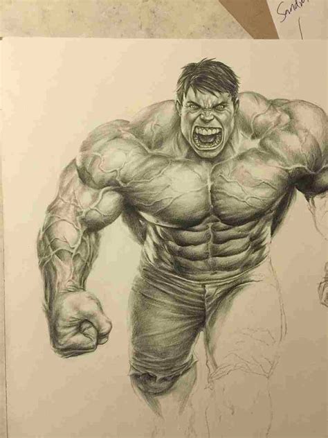 Incredible Hulk Sketch at PaintingValley.com | Explore collection of Incredible Hulk Sketch