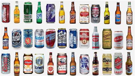 Top 5 American Light Beers | American beer, Beer brands, Beer