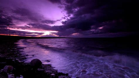 Cool Anime Purple Sunset Wallpapers - Wallpaper Cave