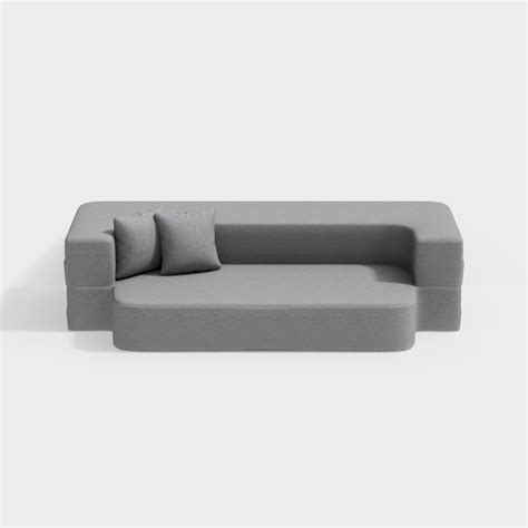 79 „modernes klappbares Schlafsofa gepolstertes Sofa Leder-Aire Sofa | Sofa leder ...