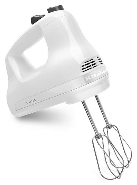 KitchenAid KHM512WH 5-Speed Hand Mixer - White