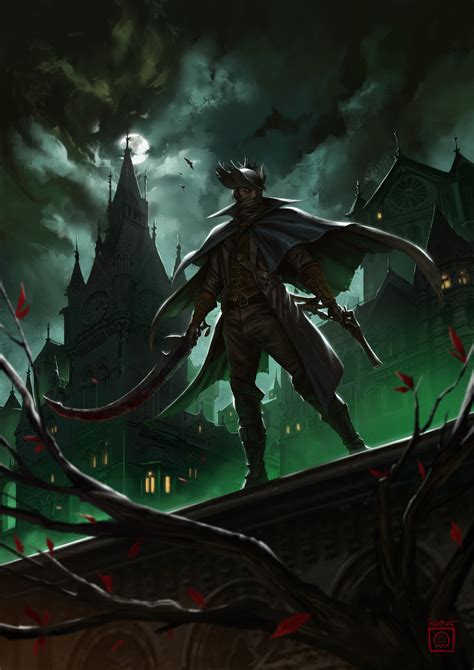 ArtStation - Hunter / Bloodborne fanart illustration