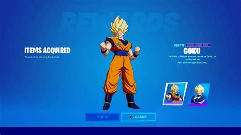 Goku Fortnite: New Goku Skin In Fortnite Season 8!