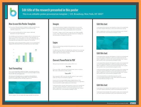 Poster Powerpoint Template Database