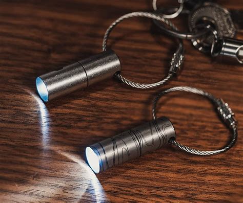 Every Keychain Needs This Tiny Titanium Flashlight