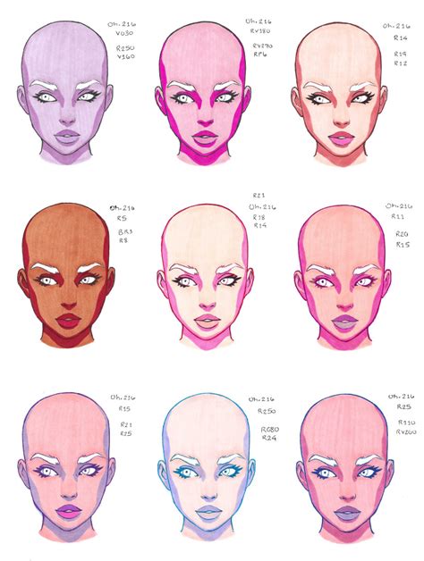 ArtStation - Female Face - Set 27