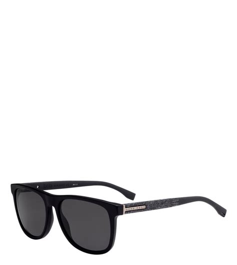 Buy Hugo Boss Dark Grey Square Sunglasses for Men Online @ Tata CLiQ Luxury