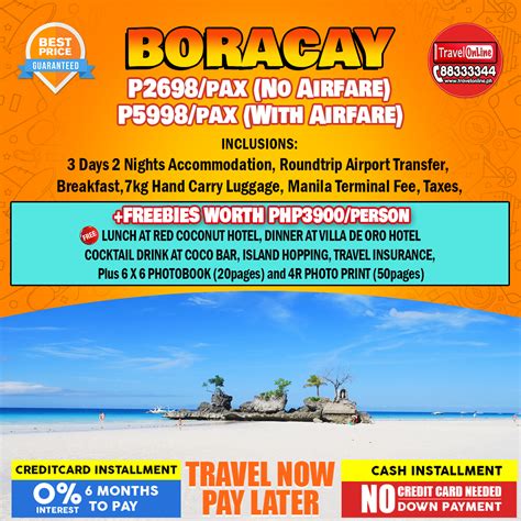 Boracay Prices - Boracay Packages Promo for 2020