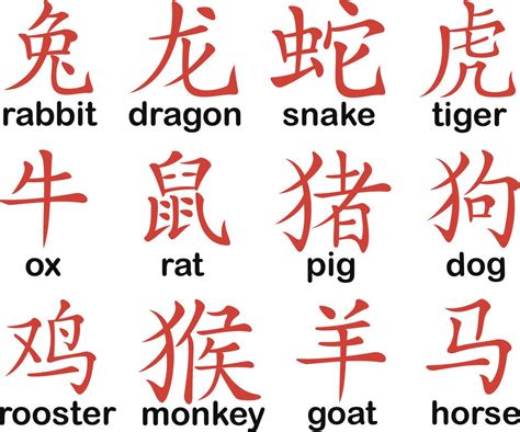 Año Chino y sus 12 animales | Chinese zodiac signs, Chinese zodiac, New ...