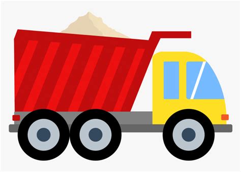 Clip Dump Truck Clipart - Dump Truck Clipart Png, Transparent Png - kindpng