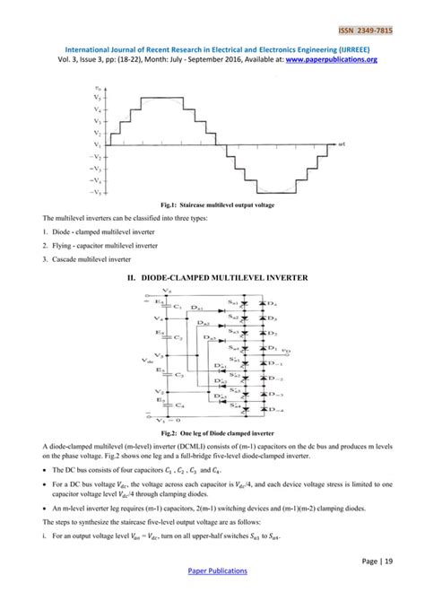 An Overview of Different Multi-level Inverters | PDF