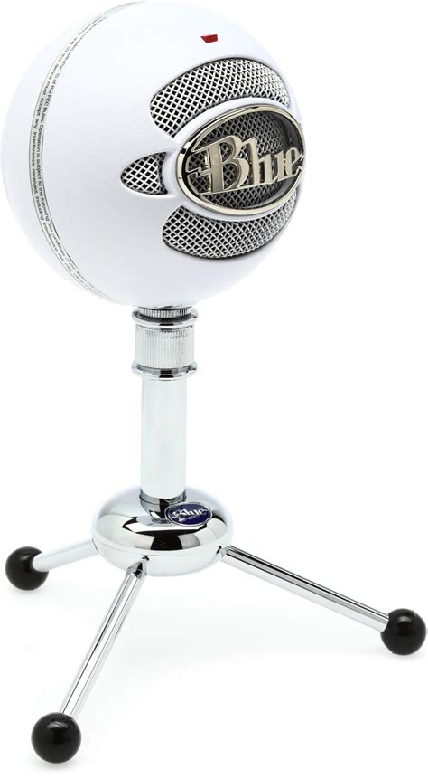 Blue Microphones Snowball USB Mic with Tripod Stand - Textured White | Sweetwater