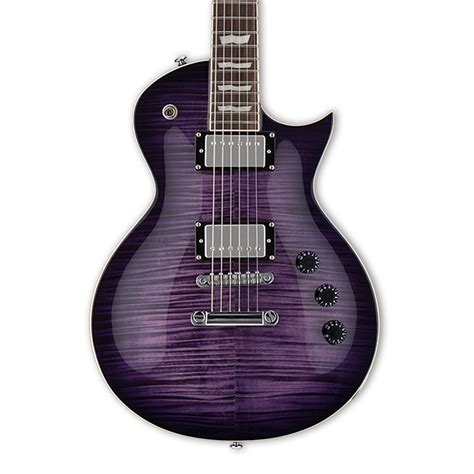 LTD EC-256FM See Thru Purple Sunburst (2019) | Guitar Compare