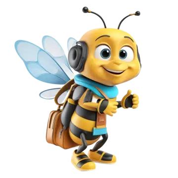 Transparent 3d Bee PNG Transparent Images Free Download | Vector Files | Pngtree