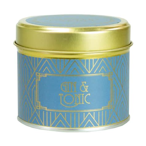 Gin & Tonic Happy Hour Tin Candle - Sherries Estates