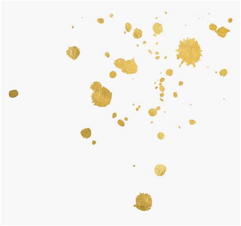 Gold Paint Splatter Png - Splatter Gold Paint Png, Transparent Png - kindpng