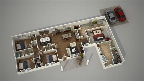 Render Floor Plan Architecture