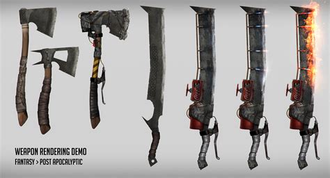 Weapon rendering demo by johnsonting on DeviantArt