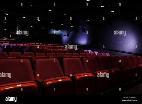 Empty Seats At A Movie Theater Stock Photo - Alamy