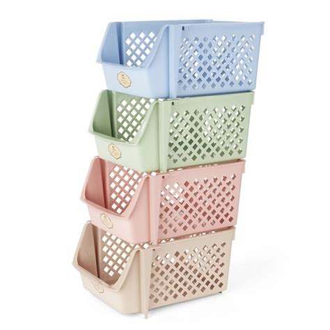 Clear Stackable Storage Bins With Lids — Madison Art Center Design