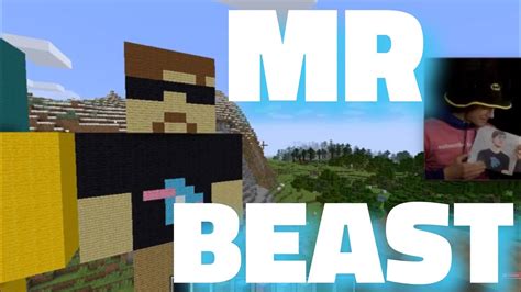 Mr. Beast Logo Minecraft Pixel Art