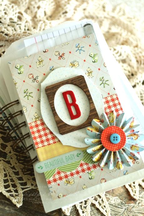 A Delightful Waste of Time: Scrapbook Sunday - Baby Book...