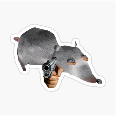 "I’m The Giant Rat That Makes All Of The Rules" Sticker for Sale by Wallggo | Redbubble