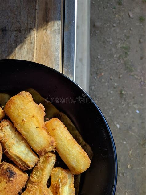 Singkong Goreng is Indonesian Traditional Food Stock Photo - Image of deep, indonesia: 153597088