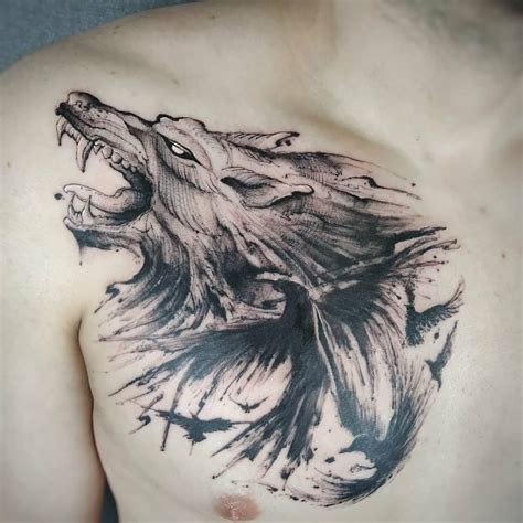 Discover 73+ angry wolf tattoo best - in.cdgdbentre