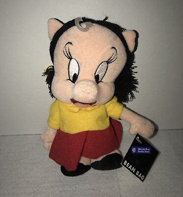 *NEW WB Store Looney Tunes Petunia Pig Plush Bean Bag NWT | eBay