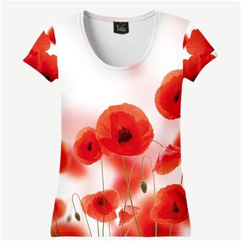 Poppy T-shirt Poppy Shirt Women's T-shirt Women's