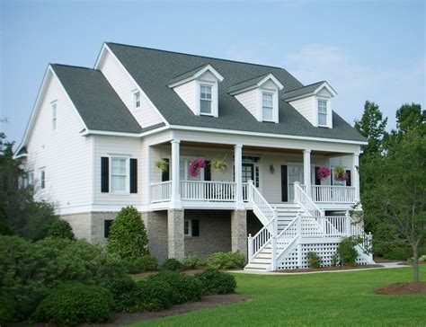 Plan 15036NC: Porches and Decks | Coastal house plans, House with porch, House architecture design