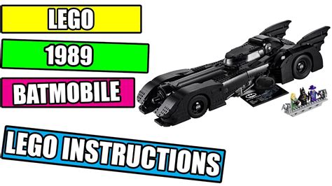 LEGO INSTRUCTIONS - 1989 BATMOBILE - LEGO 76139 (WITH DIGITAL BOOKLET ...