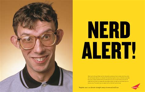 Print ad: Andreas Österlund: Active24: Nerd Alert