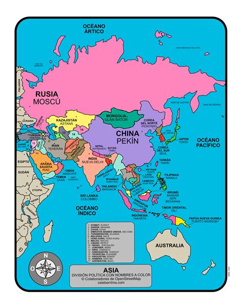 Mapa De Asia Con Nombres – Telegraph