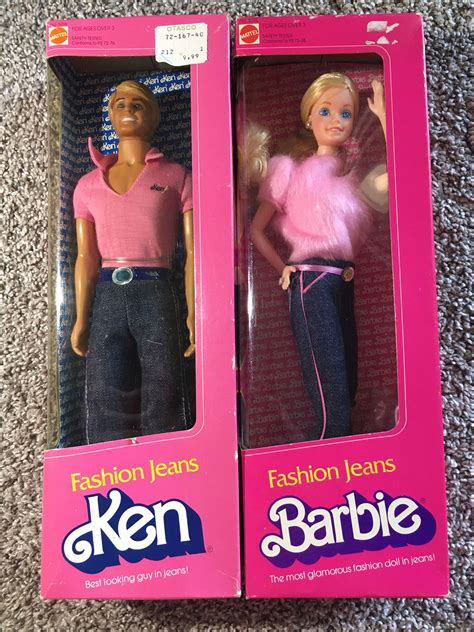 1981 Fashion Jeans Barbie and Ken | Barbie, Childhood memories, Barbie sets